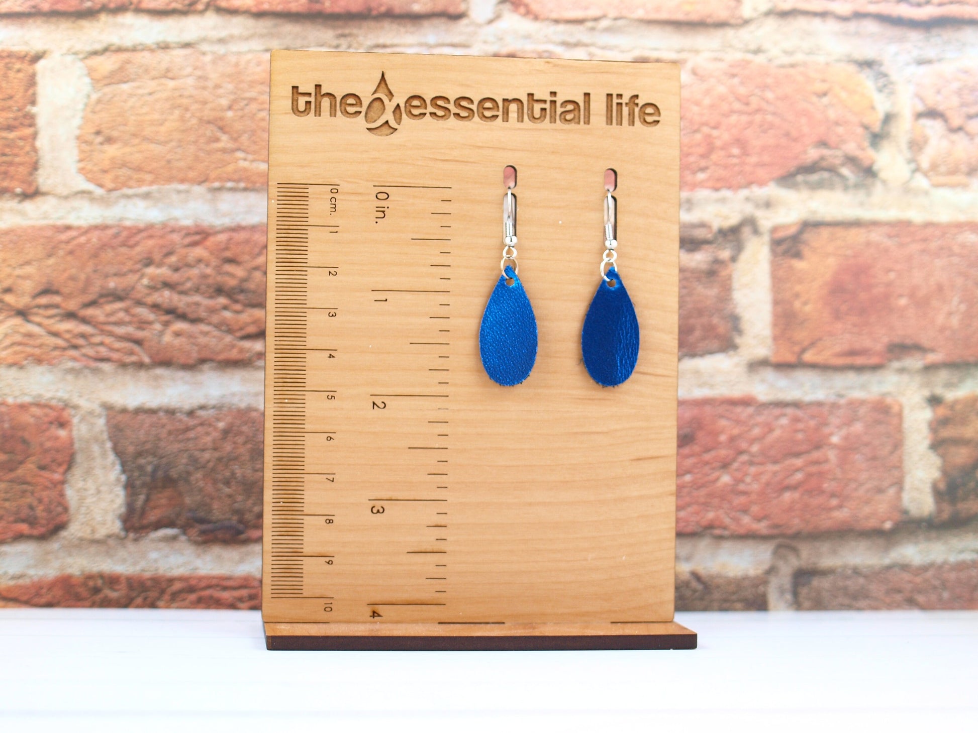 Blue Patriotic Earrings, Patriotic Jewelry, Fourth of July Earrings, Birthday Gift for Mom, Birthday Gift for Best Friend