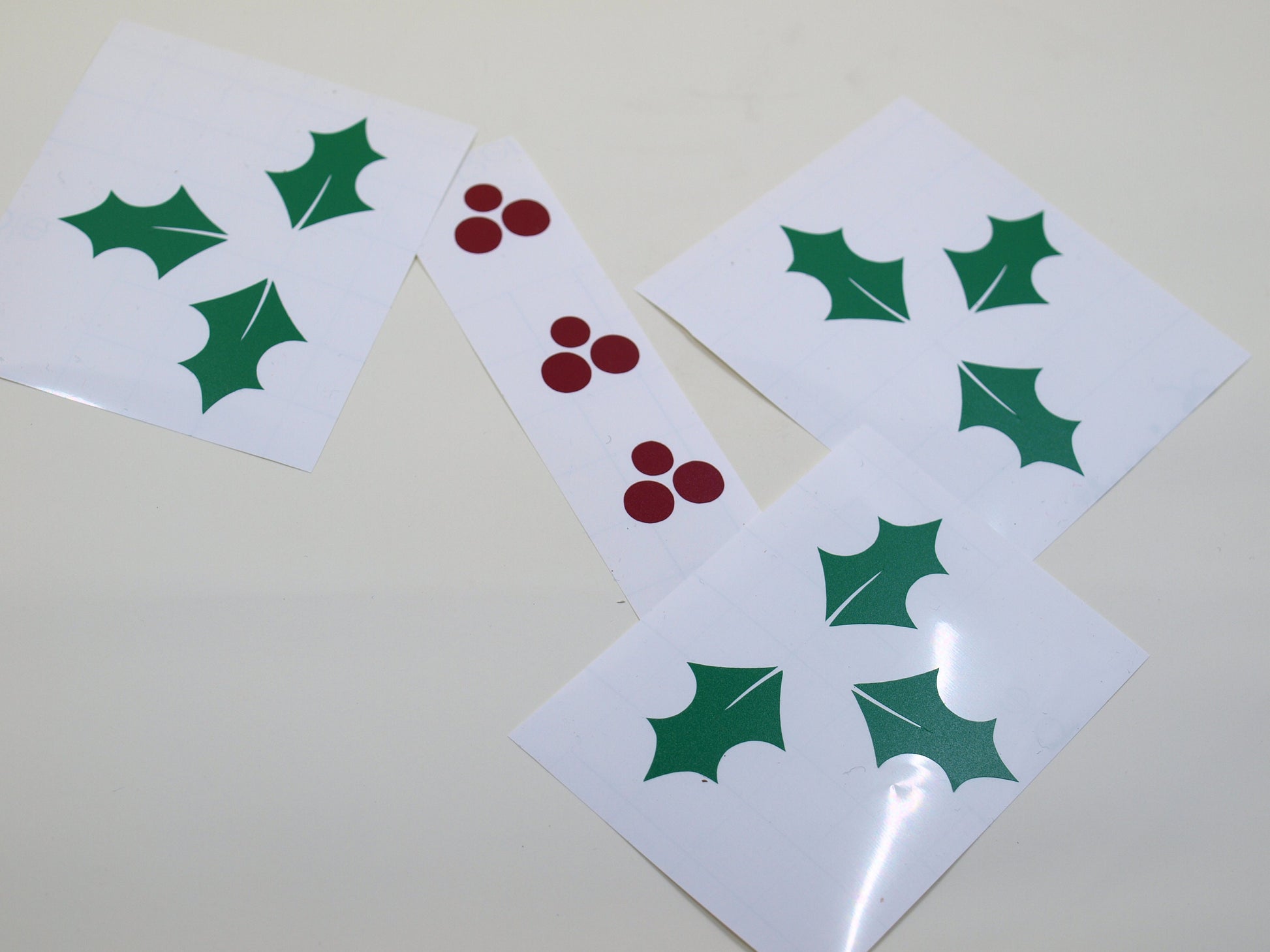 Christmas Holly Diffuser Decal