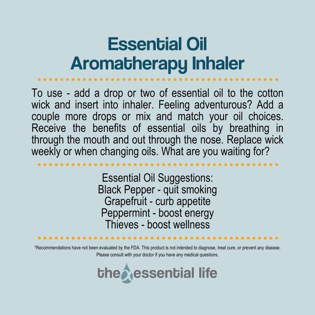 Cherry Wooden Essential Oil Inhaler